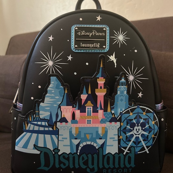 Loungefly Handbags - NWT Loungefly Disneyland Blue Backpack